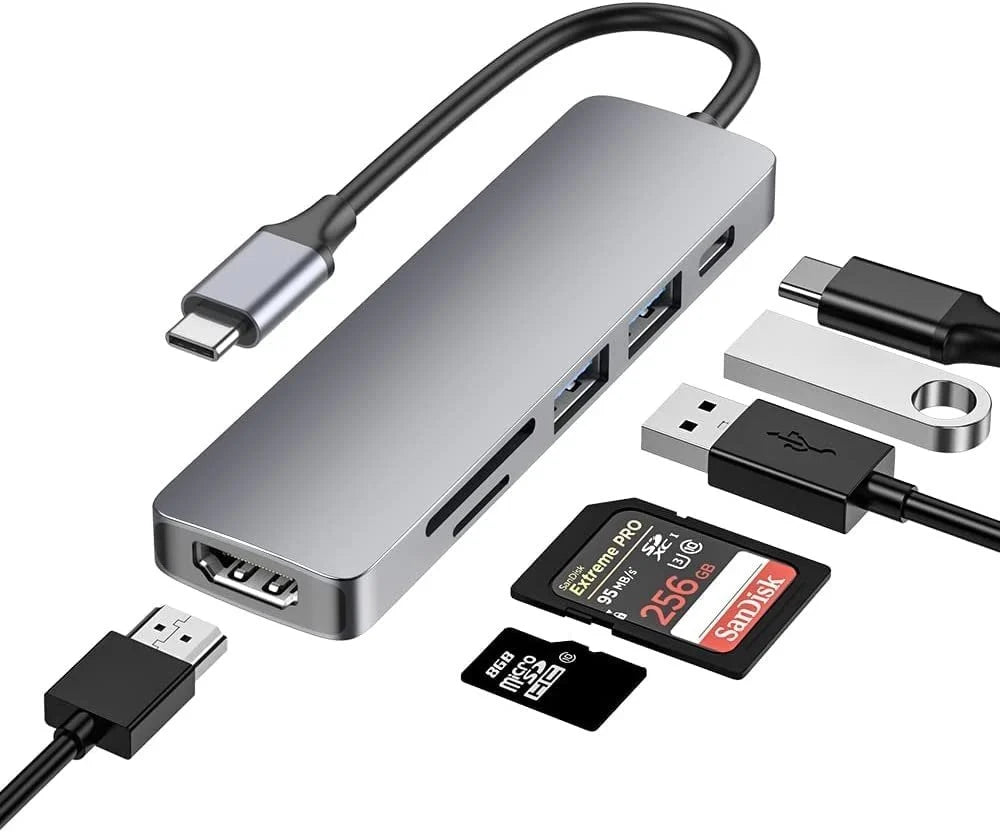 Aonix 5-in-1 USB Hub (Type-C + USB 3.0)