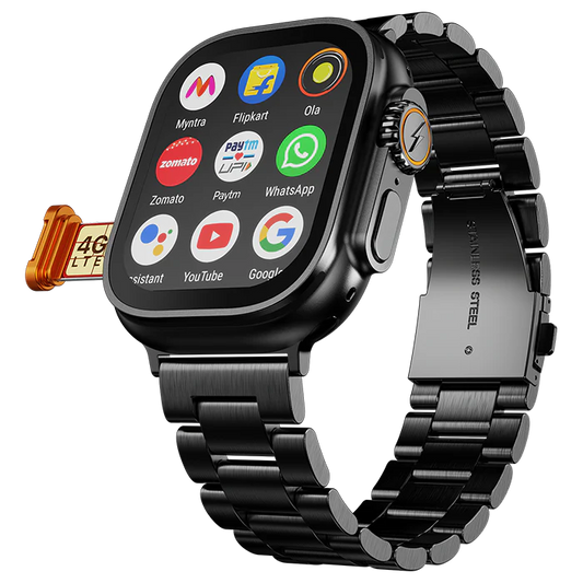 Aonix Fire-Boltt Dream Wristphone (Midnight Steel) – All-in-One 4G Smartwatch