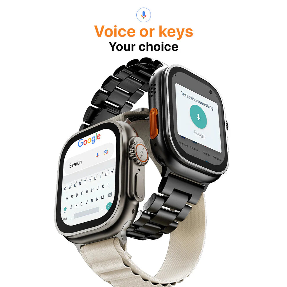 Aonix Fire-Boltt Dream Wristphone (Midnight Steel) – All-in-One 4G Smartwatch