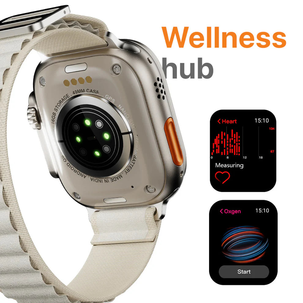 Aonix Fire-Boltt Dream Wristphone (Midnight Steel) – All-in-One 4G Smartwatch